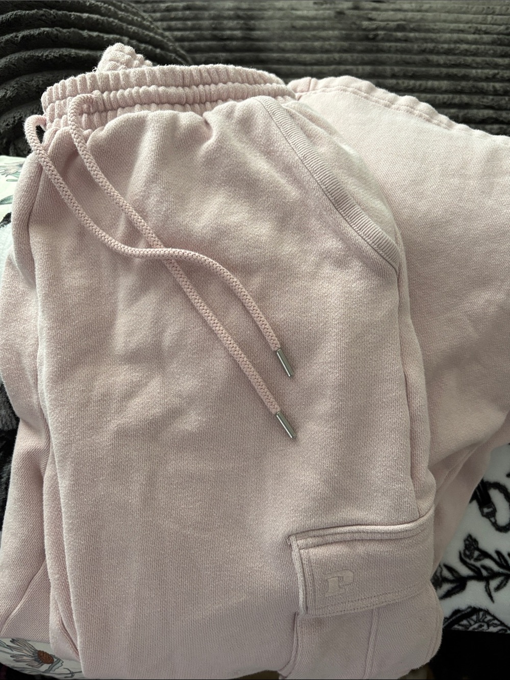 PINK Victoria's Secret Light Pink Cozy Joggers